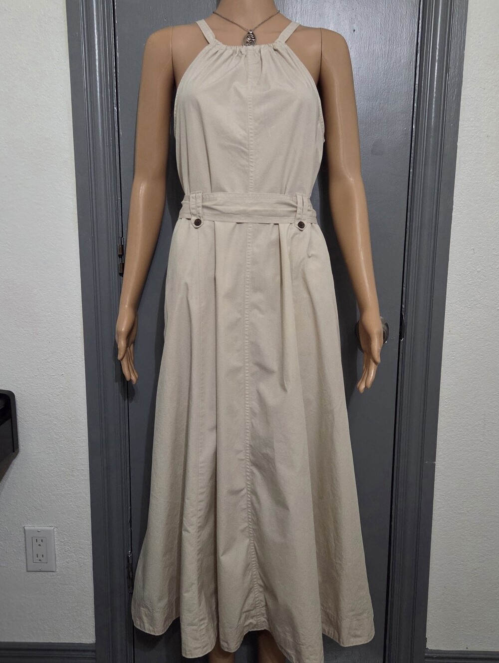 Banana Republic Cream Midi Dress